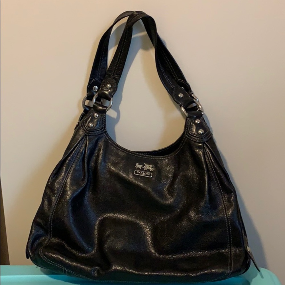 Coach Leather Shoulder Bag